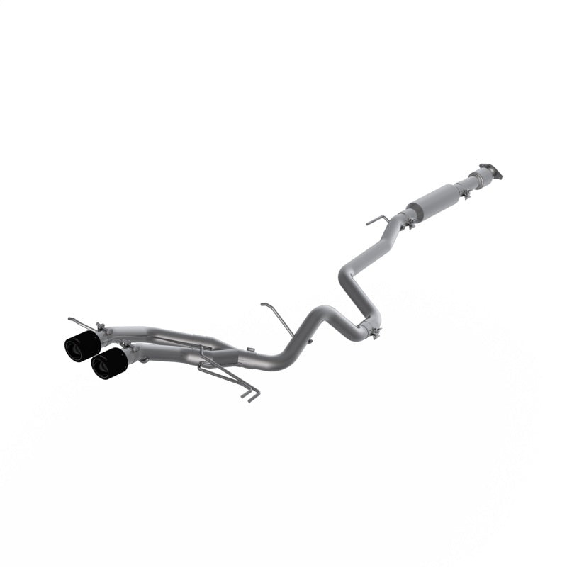 MBRP Armor Plus Series 13-18 Hyundai Veloster Turbo Dual Exit 2.5-Inch Cat Back Exhaust System with Carbon Fiber Tips