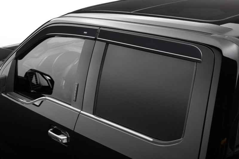 Husky Liners 15-24 Ford F-150 (Incl. Raptor/Lightning) Ventvisor Low Profile (4pc) - Smoke
