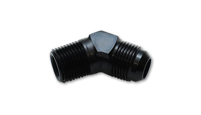 Vibrant 3/8 inch NPT Female Pipe Tee Adapter - Aluminum Fitting for Automotive Applications