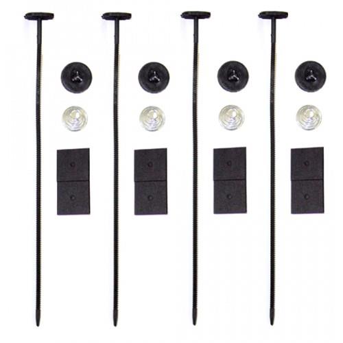 BLOX Racing Mounting Kit for Electric Slim Fan - Reliable Automotive Fan Installation