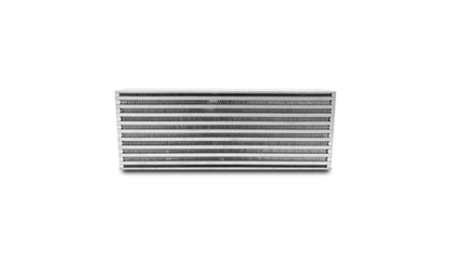Vibrant Air-to-Air Intercooler Core - Horizontal Flow Bar and Plate Design - 18 x 6.5 x 3.25 Inches