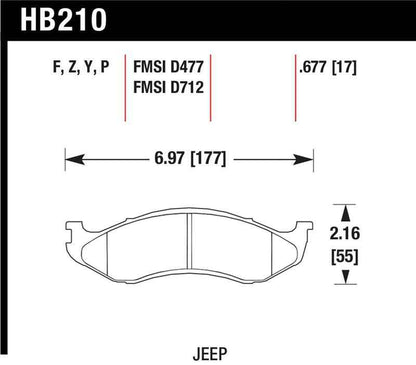 Hawk LTS Street Brake Pads