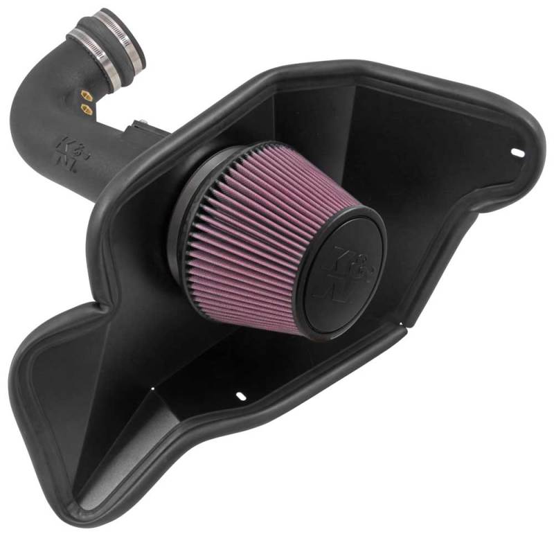 K&N Engineering 63-2590 Performance Cold Air Intake Kit for 2015-2017 Ford Mustang GT 5.0L V8 F/I