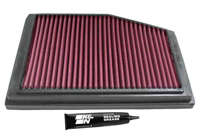 K&N Replacement Air Filter for Porsche Boxster 2.5L H6 96-99, 2.7/3.2L H6 99-04 – Part Number 33-2773