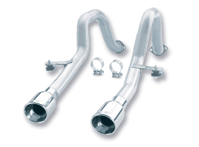 Borla 97-04 Chevrolet Corvette 5.7L V8 Straight Pipe Exhaust System with Dual Tips