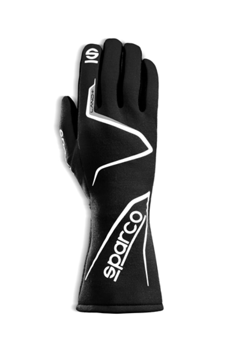 Sparco Land+ 8 Black Driving Gloves - Part Number 00136208NR