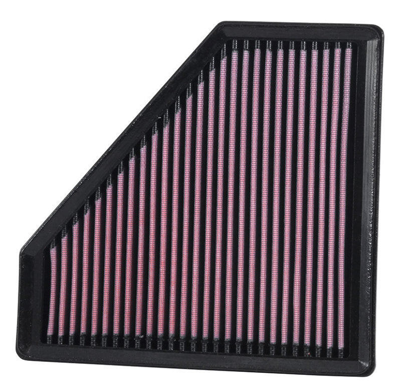 K&N Engineering 33-5059 High-Flow Reusable Air Filter for Cadillac CTS (2016-2019) – Improved Horsepower & Engine Protection
