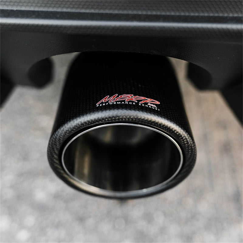 MBRP Universal Carbon Fiber Exhaust Tip 4.5 inch OD with 3 inch Inlet - Stylish Dual Wall Design
