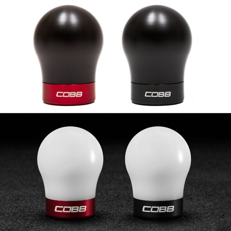 Cobb Ford 13-14 Focus ST / 14-15 Fiesta ST Black Shift Knob in Race Red