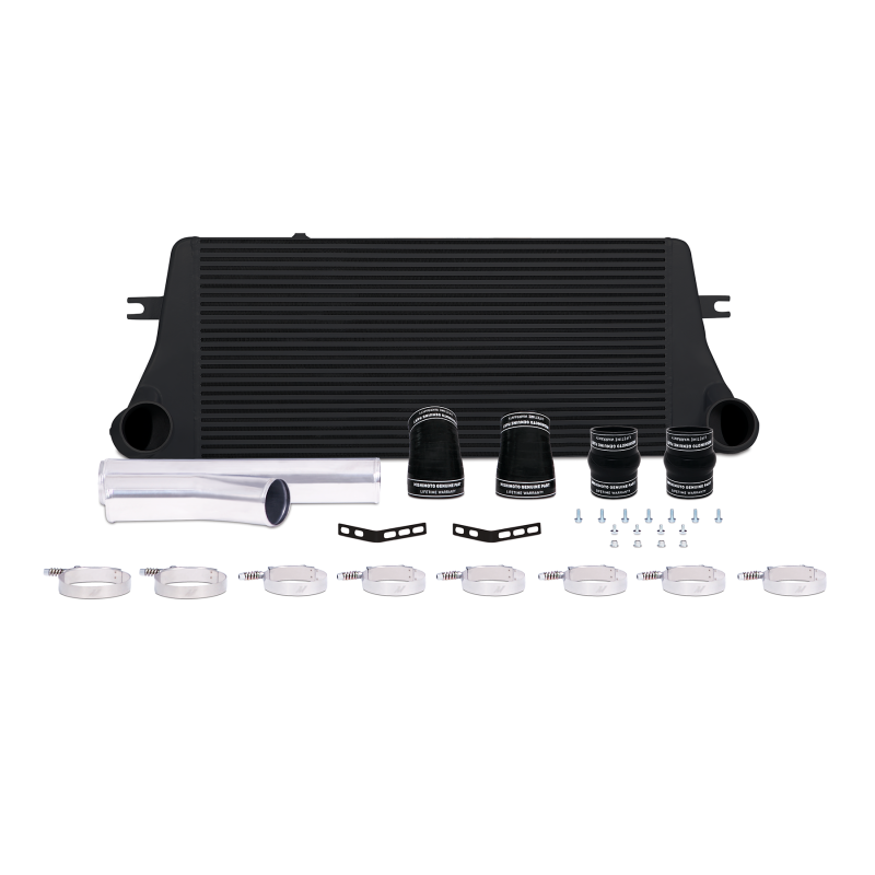 Mishimoto 94-02 Dodge Ram 2500 5.9L Cummins Intercooler Kit with Pipes - Black