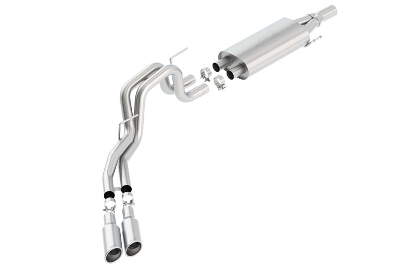 Borla Cat-Back Exhaust System for 2010-2014 Ford F-150 SVT Raptor and Harley Davidson Edition 6.2L V8