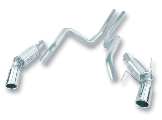 Borla S-Type Cat-Back Exhaust System for 2005-2009 Ford Mustang GT and Shelby GT500 by Borla Part 140135