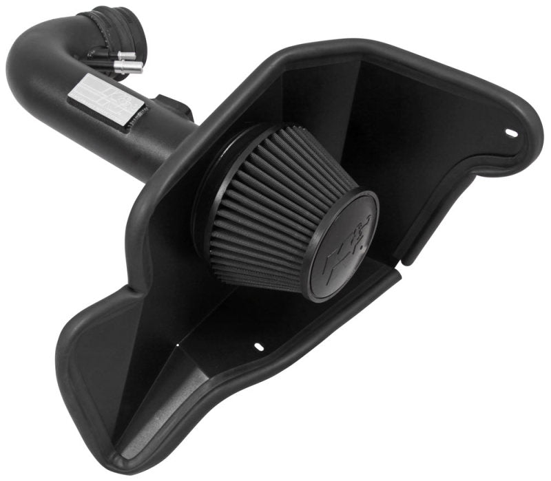 K&N Engineering 71-3535 Black Performance Cold Air Intake Kit for 2015-2017 Ford Mustang GT 5.0L V8