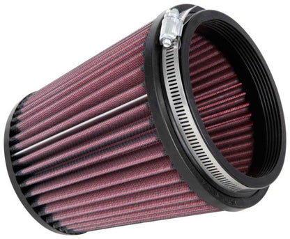 K&N Engineering Universal Rubber Round Tapered Air Filter – 4.5 inch Flange, 5.875 inch Base, 4.5 inch Top, 6 inch Height