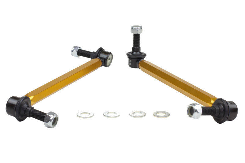 Whiteline KLC169 Front Sway Bar Link Kit for 2011-2013 Ford Mustang - Heavy Duty Adjustable Steel Ball Joints