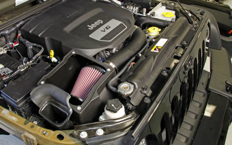 K&N Engineering 57-1573 Jeep Wrangler 3.6L V6 Performance Intake Kit with Snorkel