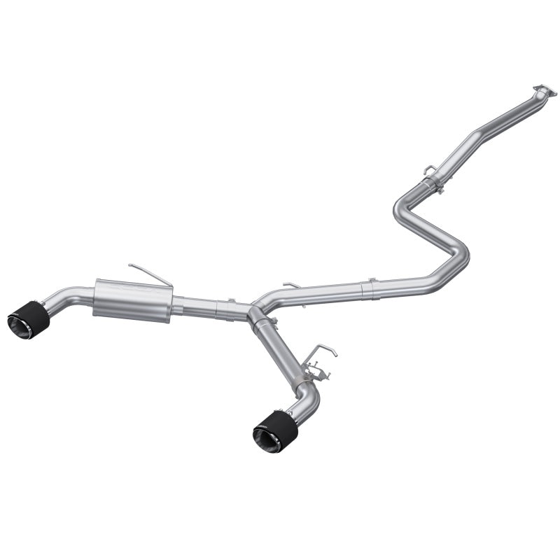 MBRP Armor Pro Series Cat Back Exhaust System for Hyundai Elantra N 2022-2023 with 5-inch Carbon Fiber Tips