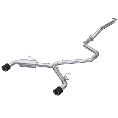 MBRP Armor Pro Series Cat Back Exhaust System for Hyundai Elantra N 2022-2023 with 5-inch Carbon Fiber Tips
