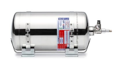 Sparco 4.25 Liter Electric Steel Fire Extinguisher System – Automotive Safety Equipment
