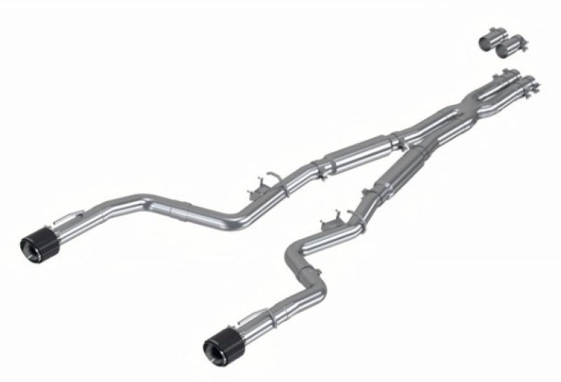 MBRP Armor Pro Series 17-21 Dodge Charger 5.7L Dual Rear Exhaust System with Carbon Fiber Tips