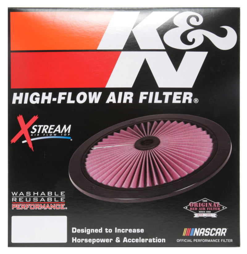 K&N Engineering X-Stream Air Flow Top Filter 11 Inch - Black
