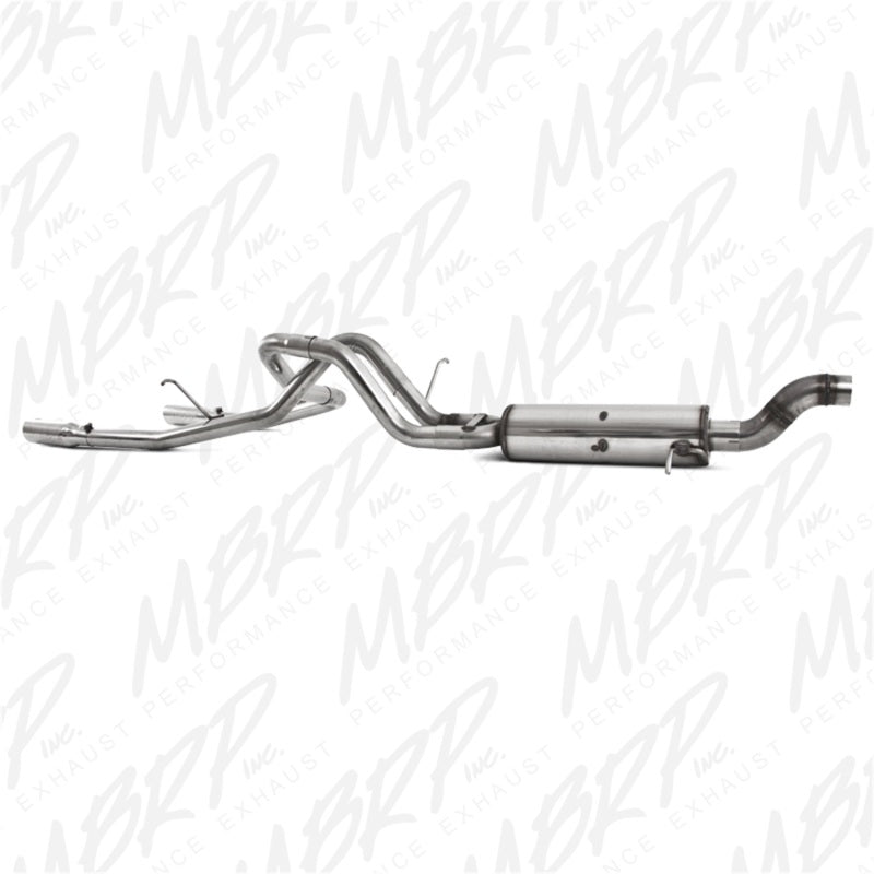 MBRP Armor Plus Series Cat Back Exhaust System for Chevrolet Colorado and GMC Canyon 2009-2012 with Dual Rear Exit