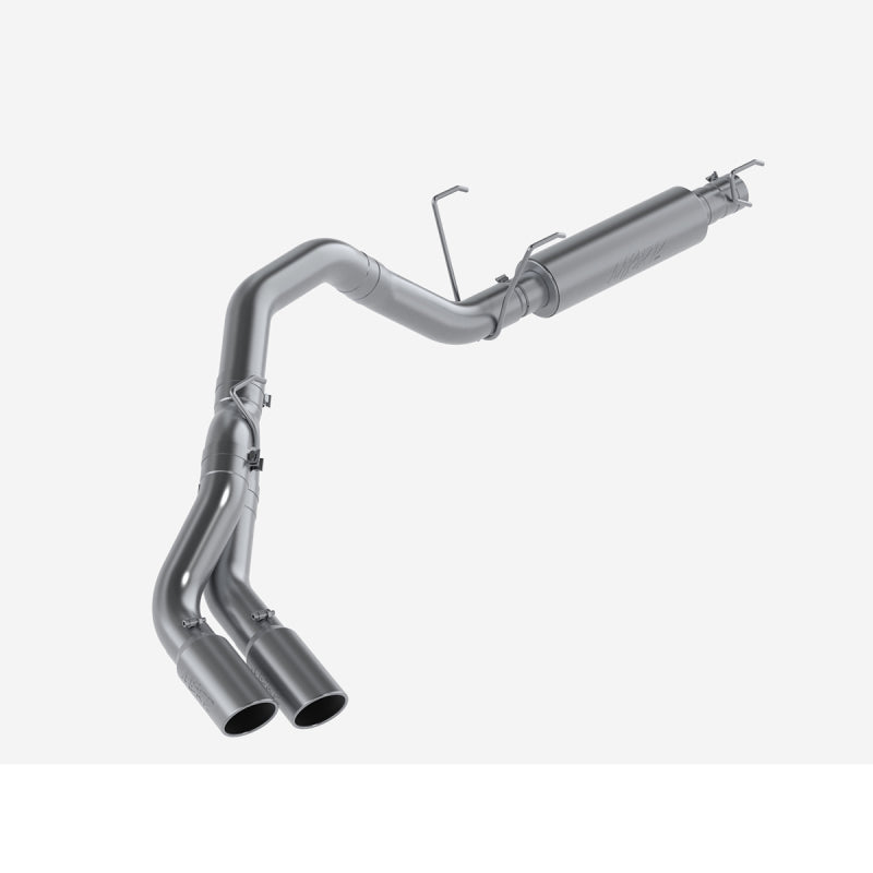MBRP Armor Plus Series 14-16 Ram 2500/3500 6.4L 4-inch T409 Stainless Steel Single Side Dual Outlet Cat Back Exhaust System