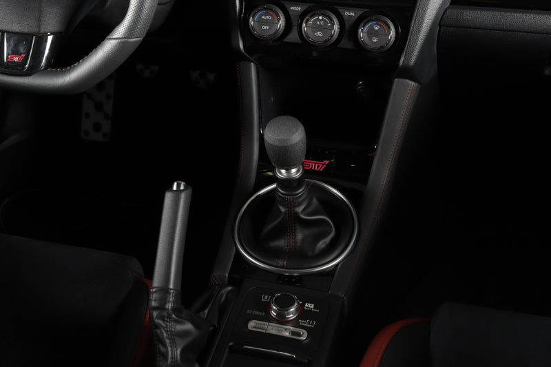 GrimmSpeed Stainless Steel Black Stubby Shift Knob M12x1.25
