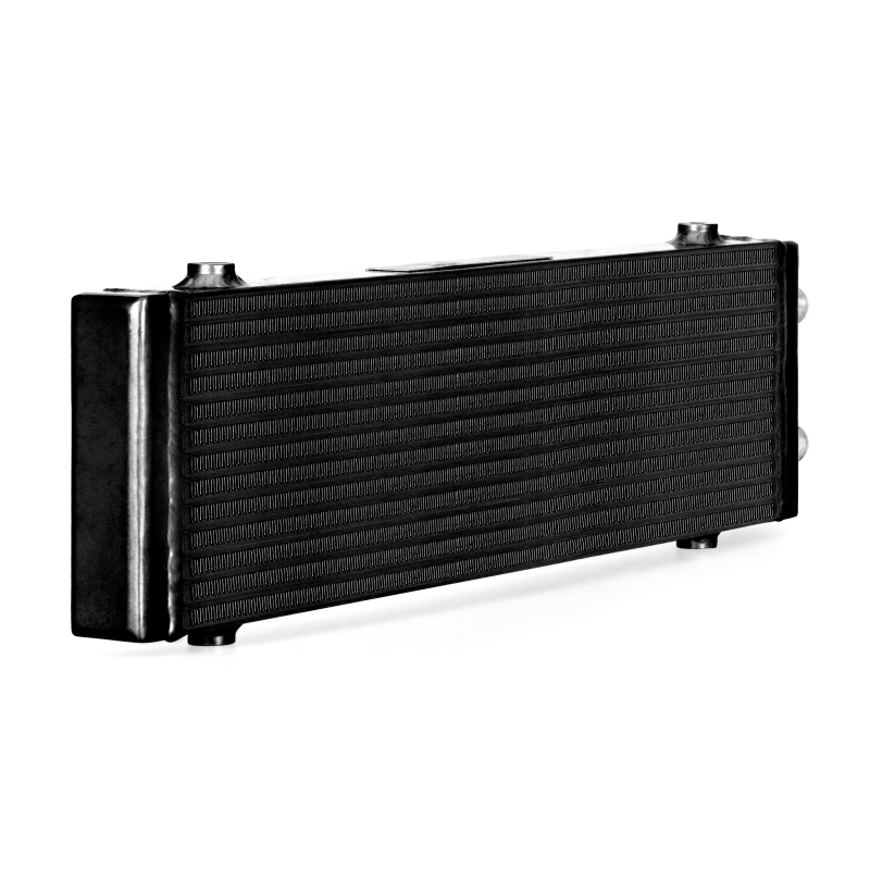 Mishimoto Universal Large Bar and Plate Dual Pass Black Oil Cooler for Ford Mustang 2018-2021