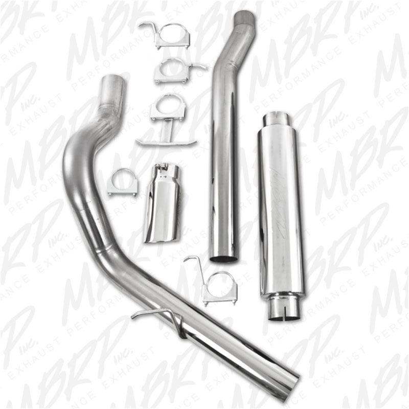 MBRP Armor Plus Series Cat Back Exhaust System for 2003-2007 Ford F-250/350 6.0L with Single Side Exit
