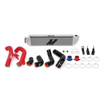 Mishimoto 2016+ Honda Civic 1.5T / 2017+ Civic Si Silver Intercooler Kit with Red Piping