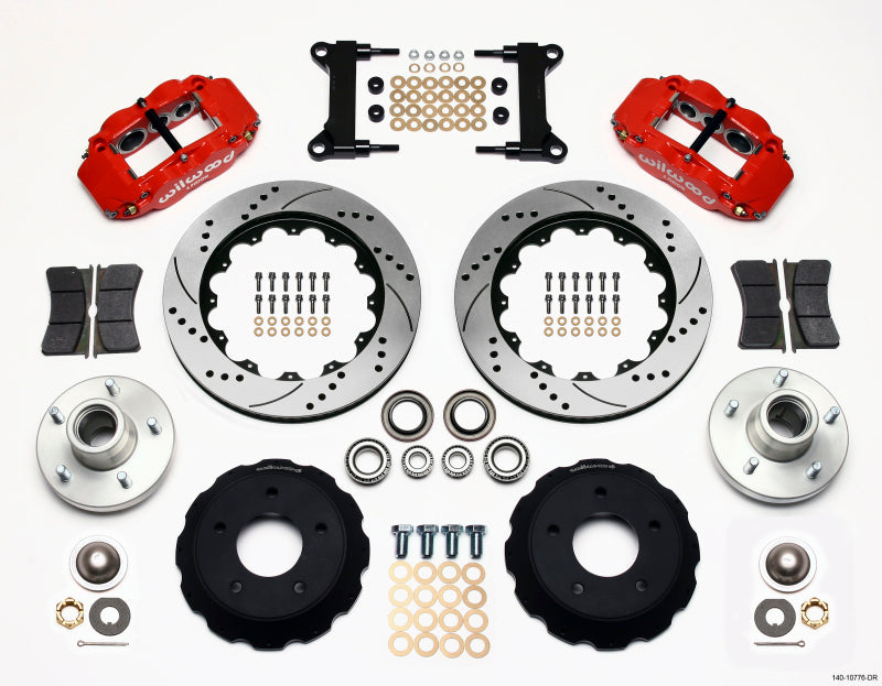 Wilwood Part 140-10776-DR Narrow Superlite 6R Front Hub Kit for Chevy C-10 1975-1976 with 13-14 Inch Rotors