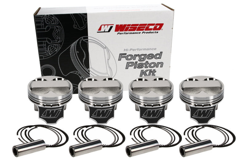 Wiseco K566M815AP Professional Series Honda B16A Forged Racing Piston Set, 81.50mm Bore
