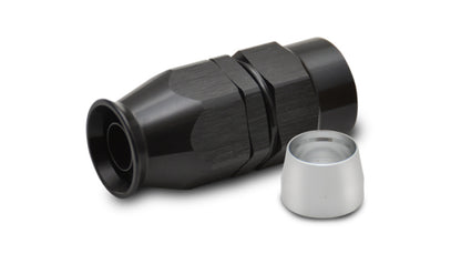 Vibrant -6AN Straight High Flow Hose End Fitting for PTFE Lined Hose