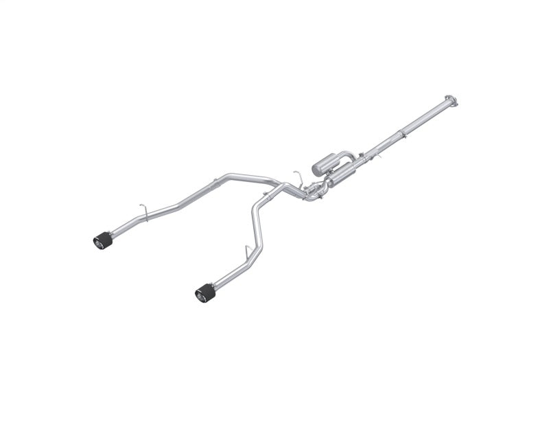MBRP Armor Pro Series 2025 Ram 1500 3.0L Dual Rear Cat-Back Exhaust with Carbon Fiber Tips