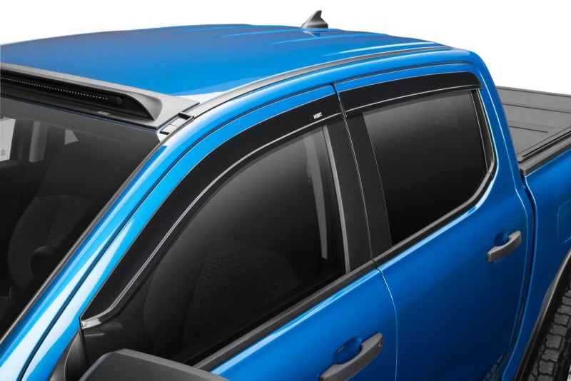 Husky Liners 19-25 Ford Ranger SuperCrew Ventvisor Low Profile (4pc) - Smoke