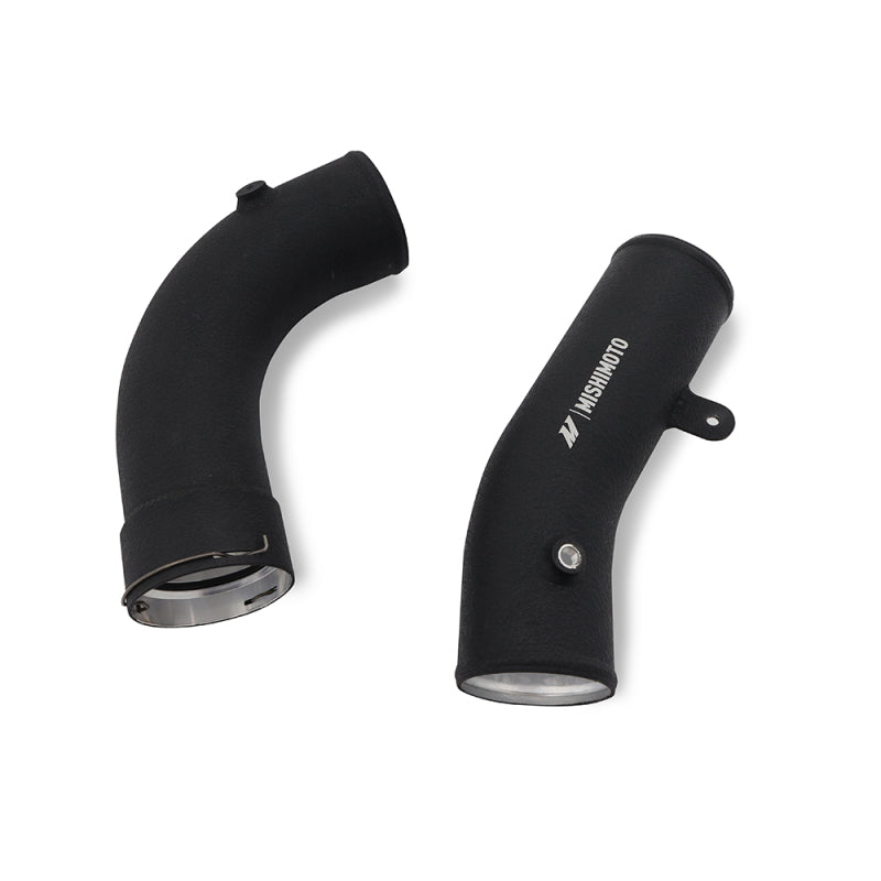 Mishimoto 2017-2019 Chevrolet/GMC 6.6L Duramax L5P Intercooler Pipe and Boot Kit - Wrinkle Black Finish