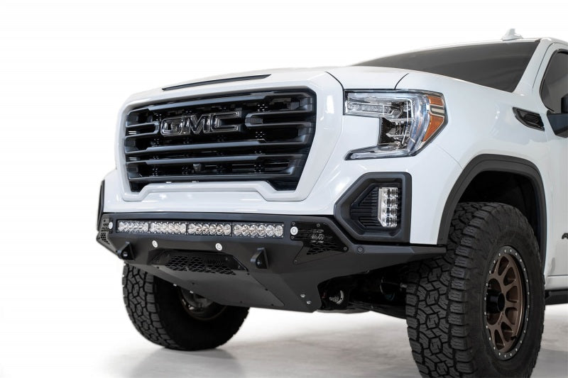 Addictive Desert Designs 19-21 GMC Sierra 1500 Stealth Fighter Front Bumper with D-ring Mounts and Sensor Cutouts