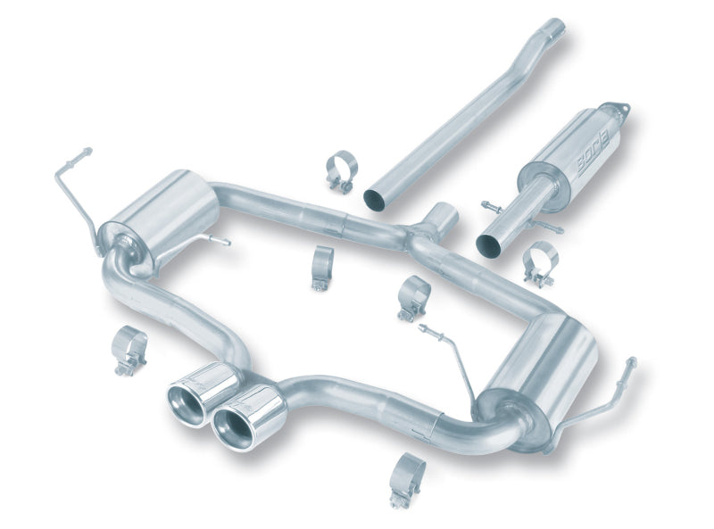 Borla S-Type Cat-Back Exhaust System for 2004-2009 Mini Cooper S Hatchback and Convertible