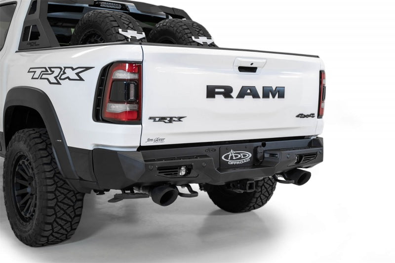 Addictive Desert Designs 2021 Dodge RAM 1500 TRX Bomber Rear Bumper with Cube Light Mounts and Sensor Cutouts