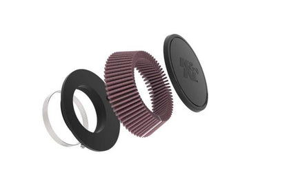 K&N Universal Rubber Air Filter Part RU-4480 – 0.75 Inch Flanged Diameter, 4.0625 Inch Outer Diameter, 2.1875 Inch Height