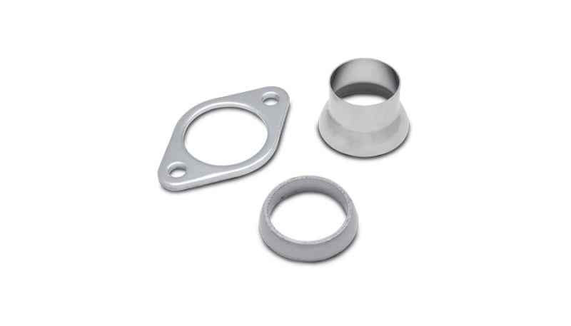 Vibrant J-Spec Header Installation Kit with Flange and Gasket for 2.5 Inch Outlet