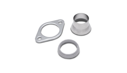 Vibrant J-Spec Header Installation Kit with Flange and Gasket for 2.5 Inch Outlet