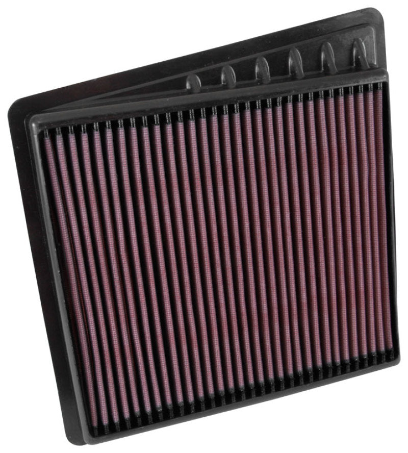 K&N Engineering 33-5058 High-Flow Reusable Air Filter for Nissan Titan XD V8-5.6L (2016-2017)