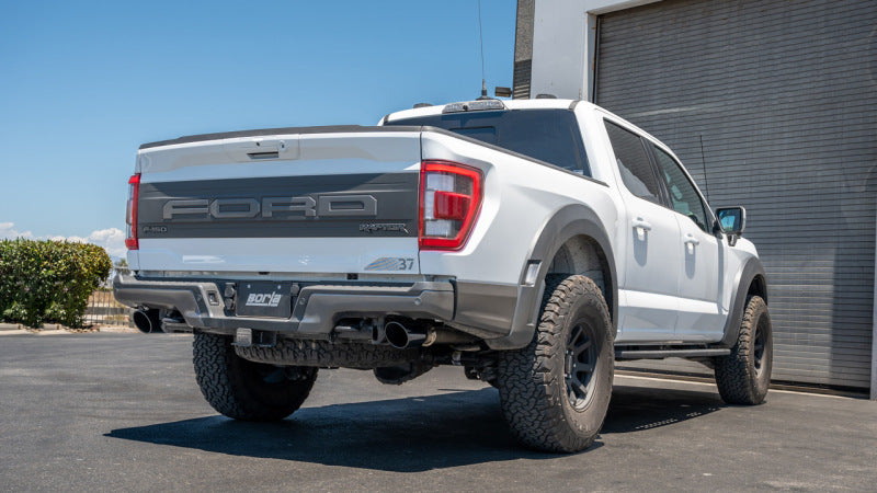 Borla 21-23 Ford Raptor 3-Inch Tail Pipe Kit with 4.5-Inch Black Chrome Tips - Part Number 60727BC