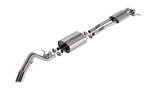 Borla 24-25 Ford Ranger XLT S-Type Climber Exhaust with Turndown Tips