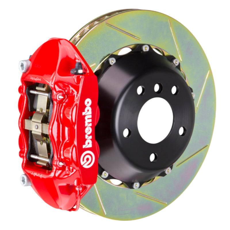 Brembo 23+ Z (RZ34) Rear GT Brake Kit with 4-Piston Cast Rotors - Red Slotted 380x28mm