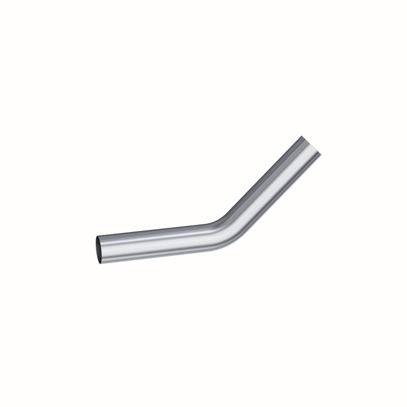 MBRP Universal 3.5-inch 45 Degree Mandrel Bend Pipe with 12-inch Legs - Aluminized Steel
