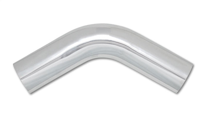 Vibrant 4-inch O.D. Universal Aluminum Tubing with 60 Degree Bend - Polished, Part Number 2822