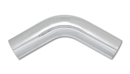 Vibrant 4-inch O.D. Universal Aluminum Tubing with 60 Degree Bend - Polished, Part Number 2822